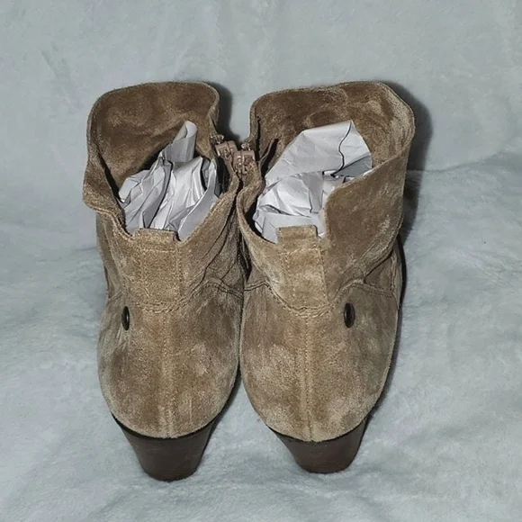 Paul Green Nora Hydro Suede Ankle Booties Size 6 - Picture 4 of 14